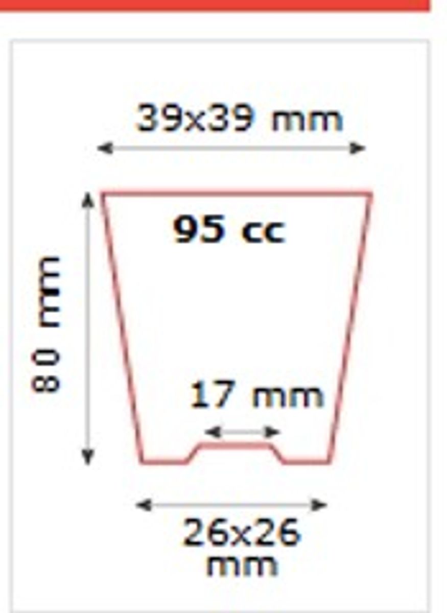 Såbrett QuickPot 84 hulls med underbrett og lokk